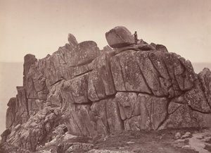 Der Logan Rock, Südküste von Cornwall von William May