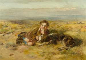 Der kleine Hirtenjunge [früher katalogisiert als Junge und Hund]