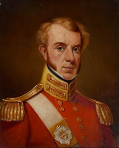 Leutnant (später Oberstleutnant) George Talbot, 8. Bengalische Infanterie von William Melville