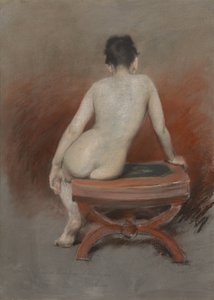Rückansicht eines Aktes von William Merritt Chase