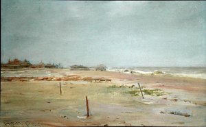 Strandszene von William Merritt Chase