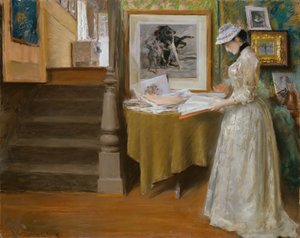 Im Atelier von William Merritt Chase