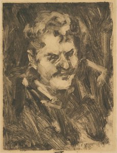 Porträt eines Mannes (Frank Duveneck?) von William Merritt Chase