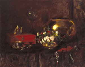 Stillleben: Messingschale