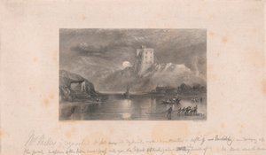 Norham Castle - Mondaufgang von William Miller