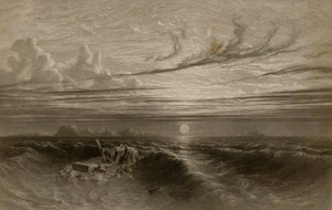 Sonnenuntergang auf See nach einem Sturm von William Miller