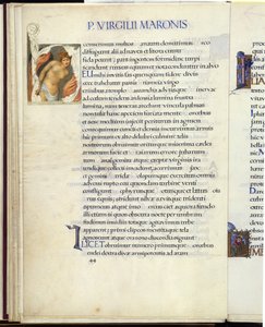Kassandra gebunden, Seite 44 aus Virgils "Aeneis"
