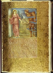 Venus und Aeneas, Eröffnung von Buch I von Virgils "Aeneis" von William Morris