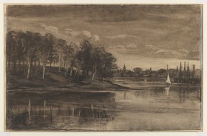 Landschaft - Seeszene