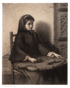 Veilchenmädchen von William Morris Hunt