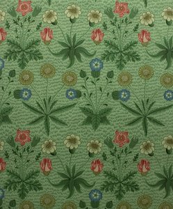 Daisy Marguerite, blockgedruckte Tapete