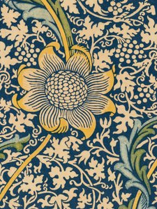 Dekorativer Stoff, 1876 von William Morris Tapestry Works