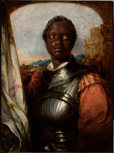 Ira Aldridge in der Rolle von Shakespeares Othello von William Mulready