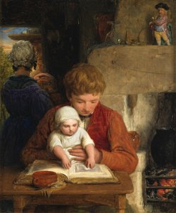 Ländliches Glück oder Vater und Kind, 1828 von William Mulready