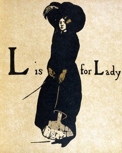 L steht für Lady, Illustration aus 