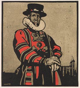 Londoner Typen: Yeoman Warder von William Nicholson