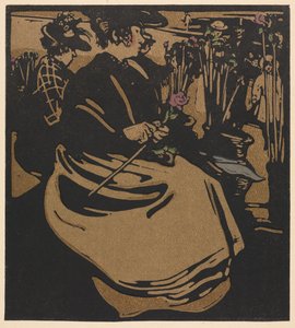 Londoner Typen: Blumenmädchen von William Nicholson