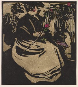 Londoner Typen: Blumenmädchen von William Nicholson