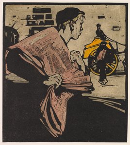 Londoner Typen: Zeitungsjunge von William Nicholson