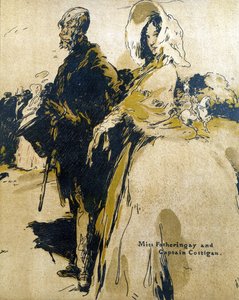 Miss Fotheringay und Captain Costigan, Illustration aus 
