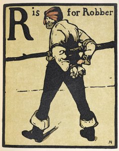 R steht für Räuber, Illustration aus 