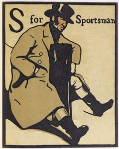 S steht für Sportler, Illustration aus 