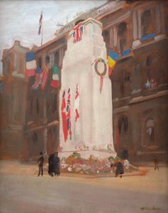 Das Kenotaph (Morgen der Friedensprozession)