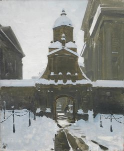Das Ehrentor im Schnee von William Nicholson