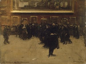 Die Rückkehr der Mona Lisa von William Nicholson