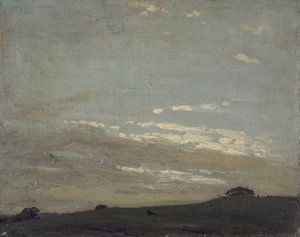 Der silberne Sonnenuntergang (1909-1910) von William Nicholson