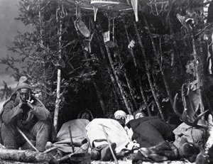 Leben des Trappers in Kanada, Foto von Nottman, ca. 1890 von William Notman