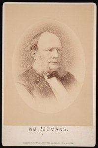 Porträt von Carl Wilhelm Siemens 1823-1883 von William Notman