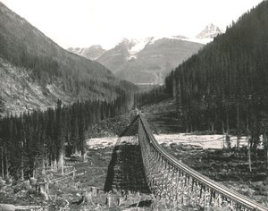 Die Rockies: Schleife mit vier Gleisen, 1895