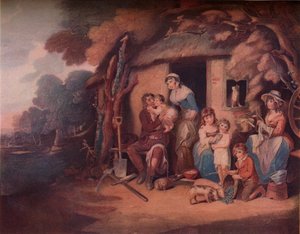 Der Landmann - Samstagabend: Rückkehr von der Arbeit, ca. 1789 von William Nutter