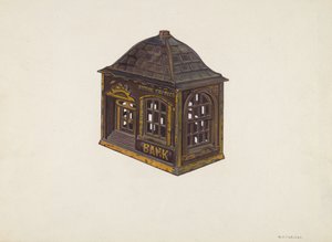 Haussparbank, ca. 1940 von William O. Fletcher