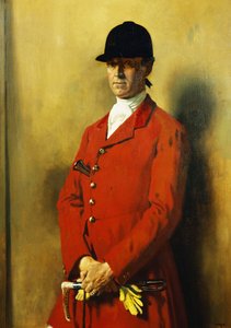 Porträt von Captain Marshall Roberts, Master of the Fox Hounds, 1926 von William Orpen