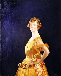 Porträt von Miss Simpson von William Orpen