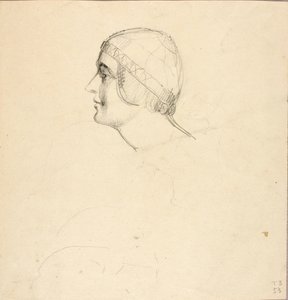 Profil eines idealen Frauenkopfes von William Page