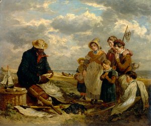 Der Schwarze Bootsbauer, ca. 1850 von William Parrott