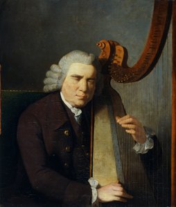 Der blinde Harfenist, John Parry, 1710-1782, 1775-91 von William Parry