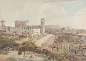 Ansicht von Rom vom Pincio aus von William Pars