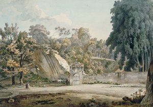 Parktor und Brunnen von William Pars