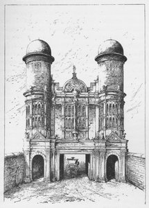 Das King Street Gate, Westminster, abgerissen 1723, um 1897