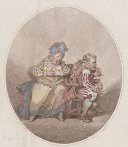 Die Anstandsdame und der kleine Isaac, 1. April 1784 von William Paulet Carey