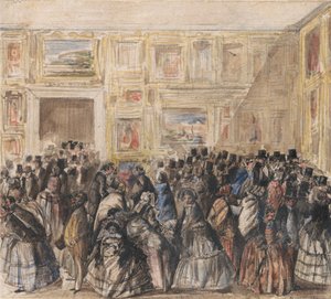 Private Ansicht der Royal Academy von William Payne