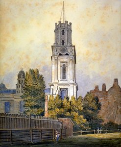 Kirche St. Georg im Osten, Stepney, London, ca. 1815 von William Pearson