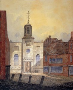 Ansicht der Holy Trinity Church, Minories, City of London, 1810 von William Pearson