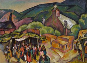 Festtag: San Juan Pueblo von William Penhallow Henderson