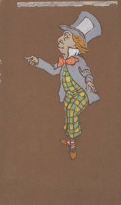 Verrückter Hutmacher (Kostümentwurf für Alice im Wunderland, 1915) von William Penhallow Henderson
