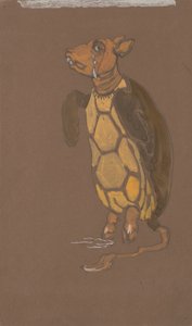 Schein-Schildkröte (Kostümentwurf für Alice im Wunderland, 1915) von William Penhallow Henderson